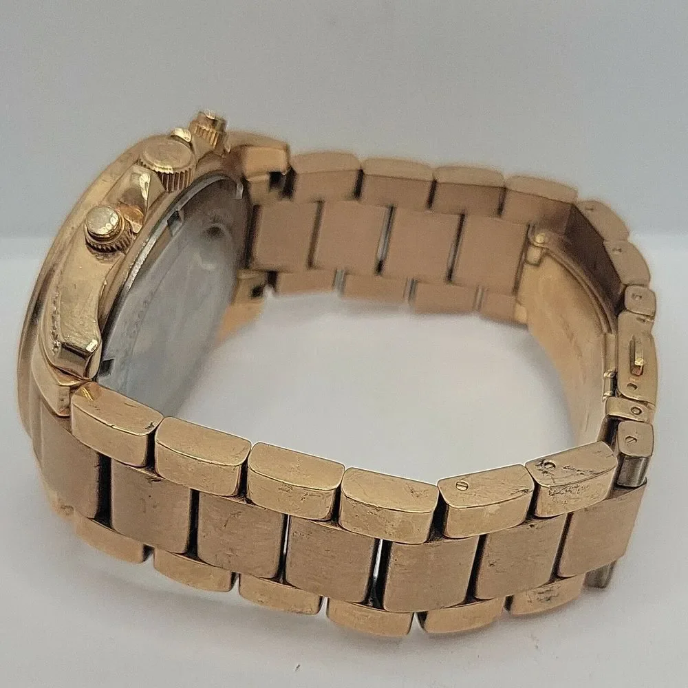 Michael Kors MK5263 Women's Stainless Steel Analog Gold Dial Quartz Watch BC654